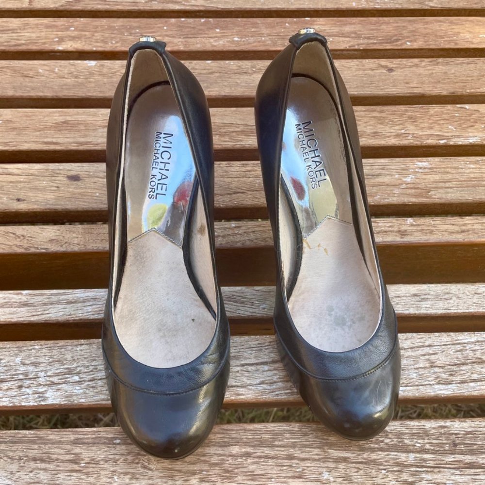 Michael Kors Black Patent Pumps